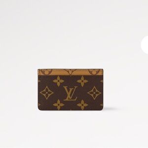 AUTH Louis Vuitton Monogram Reverse Card Holder - RARE